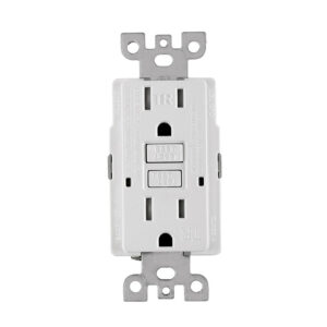 15 amps Self-testing Tamper Resistant GFCI Receptacle with wall plate - MH15-ST