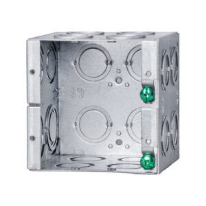 2 gang masonry box that is 3-1.2in deep 42CU.IN. with concentric knockouts - BOX MBD-2K