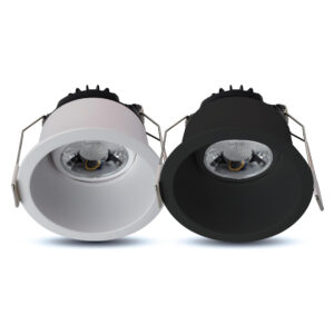 SLIM2TRG-5CCT - 2in LED Regressed Gimbal Downlight With Sleek Design And Selectable CCT