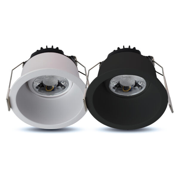 SLIM2TRG-5CCT - 2in LED Regressed Gimbal Downlight With Sleek Design And Selectable CCT