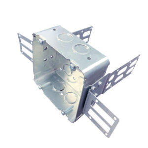 4-11.16in square stove box with wraparound brackets - BOX 72171-KSSX