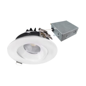 4in 5 adjustable CCT round regress anti-glare slim gimbal light without driver or transformer - DISC4DGR-5CCT