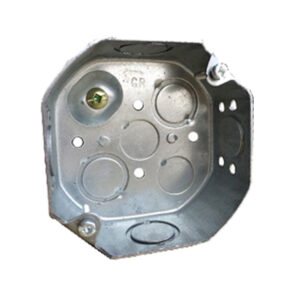 4in octagonal box with concentric knockouts - BOX 54151-K