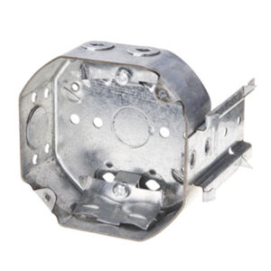 4in octagonal metal box with side bracket - BOX 54151-LB