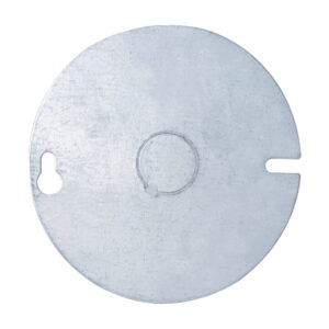 4in round 1.2in knock out cover for octagon boxes - PLATE 54-C6