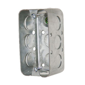 4in single gang steel utility box with knockouts for surface mounting - BOX BC-2020