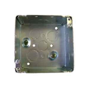4in square steel conduit box with concentric knockouts - BOX 52171-K