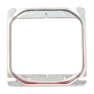 4in two gang square device cover - PLATE 52C17
