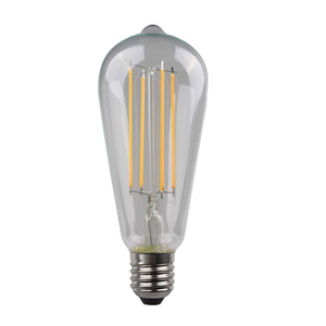 8W 800 lmn dimmable LED Bulb available in warm white - ST19FIL8WDWW