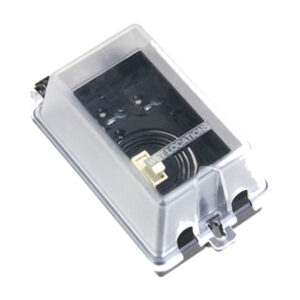 Black specialty plate with clear cover, gasket, mounting hardware - 8800-CL