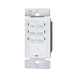 Commercial grade Preset In-wall Countdown Single Pole Timer - HET06-R