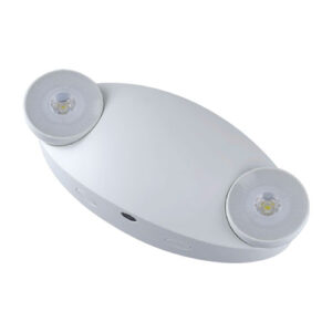 Fully Adjustable Compact LED Dual Head Emergency Light in 2W 120-277V AC - OE-C212