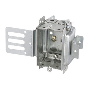 Gangable device single box with wraparound bracket for steel studs - BOX 3102-LSSAX