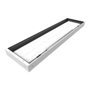 LED Panel Frame for OD-1X4-3CCT+3WT that has a surface mounted frame - FRAME-1X4-3CCT