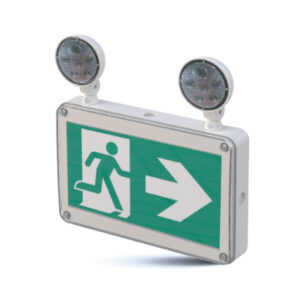 LED Running Man Combo Exit Sign - OE-316-WET