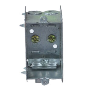Single gang device box with clamps - BOX 2104-LLE