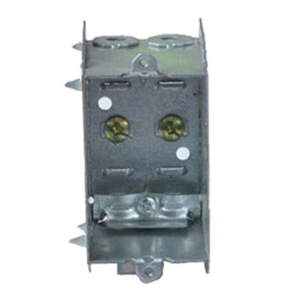 Single gang device box with clamps - BOX 2104-LLE