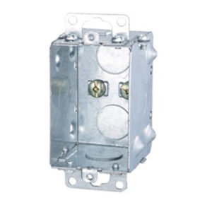 Steel single gangable device box - 158030105411