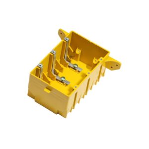 Three gang non-metallic switch and outlet box - SGP03