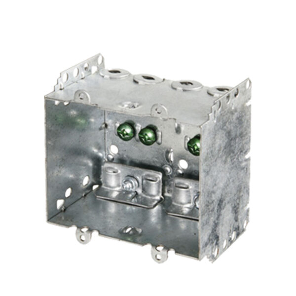 Two Gang Device Box with clamps - BOX 2104-LLE2