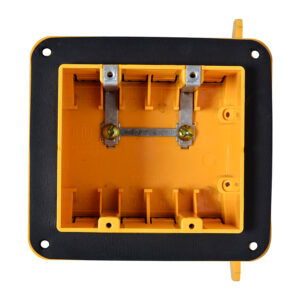 Two gang insulated vapour-proof non-metallic switch and outlet box - WPB02