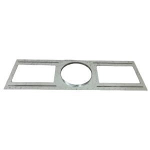 PLATE3 -HB- Galvanized steel Mounting Plate with hanger bars for ORTECH 3in LED Lights