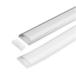 YD-1806-2M  LED Strip Light Channel with 13mm PCB width, aluminum back & plastic cover
